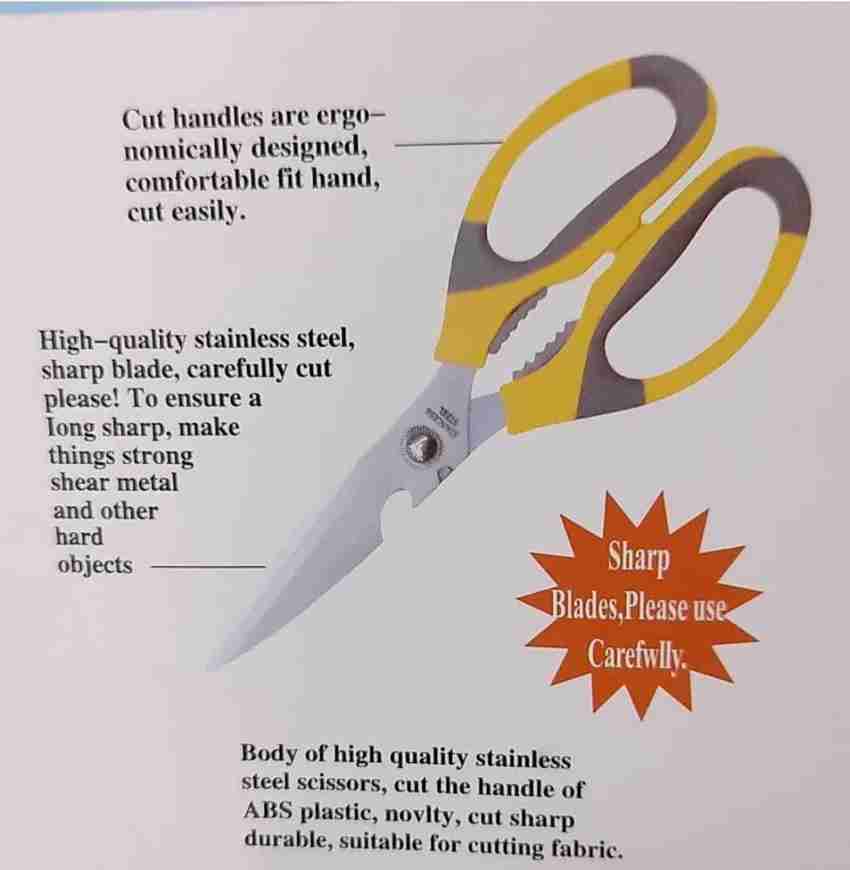 A One Multi Purpose Usage Cutter Scissors Stainless Steel All