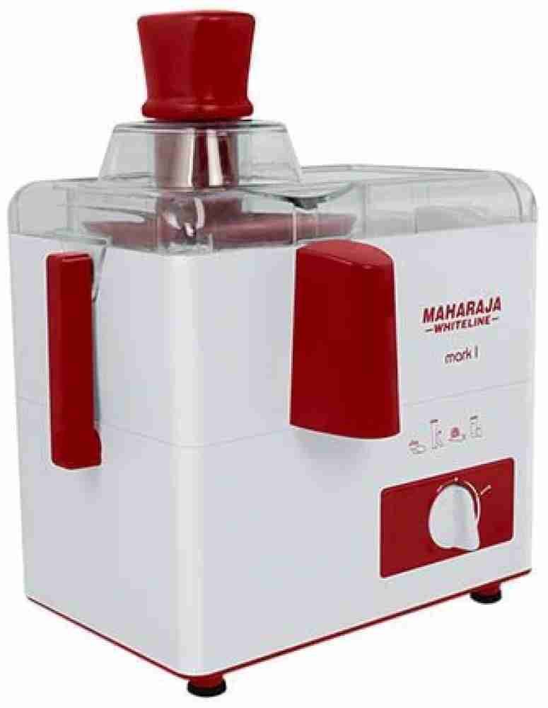 Buy Maharaja Whiteline Mark 1 450 Watt 2 Jars Juicer Mixer Grinder  (Multi-Functional Blade System, White/Red) Online - Croma