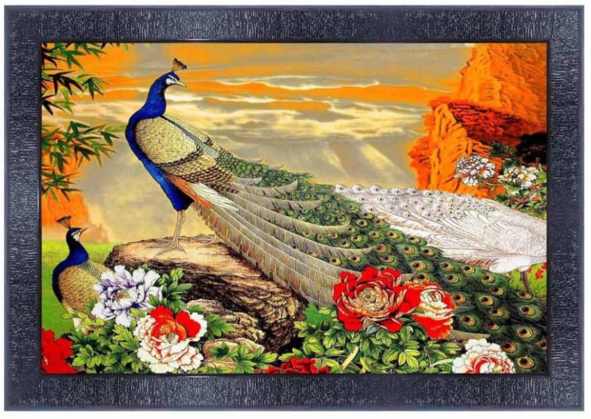 Buy Peacock Art 24 x 24 Wall Painting Online in India at Best