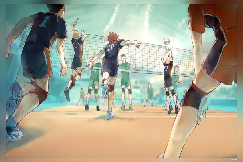 Anime Haikyuu Poster Volleyball, Anime Haikyuu Room Decor