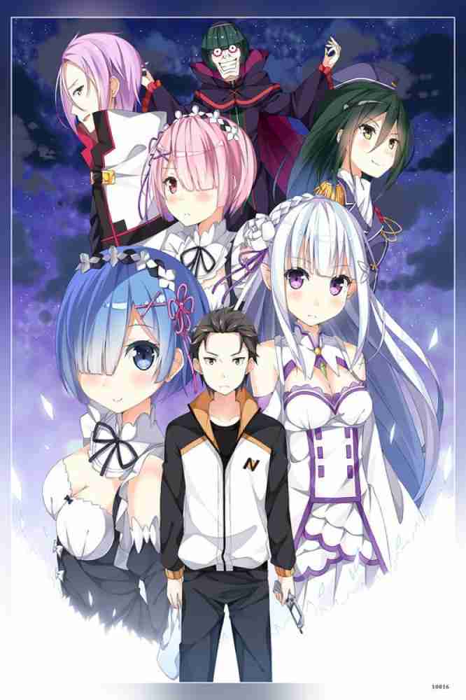 Rem Re Zero Re Zero Kara Hajimeru Isekai Seikatsu Anime Girls AnimeMatte  Finish Poster Paper Print - Animation & Cartoons posters in India - Buy  art, film, design, movie, music, nature and