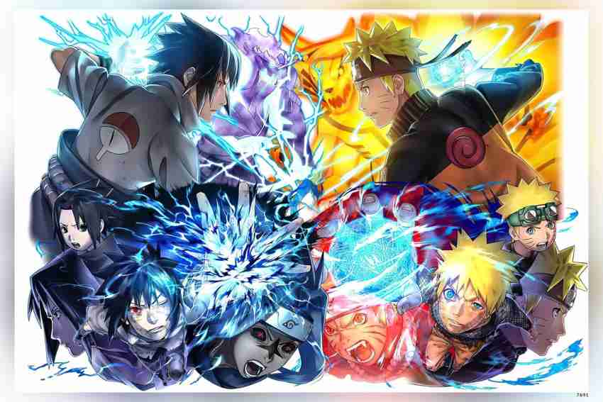 Naruto vs Sasuke, Daily Anime Art