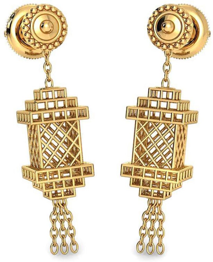 Golden Dangle Earrings