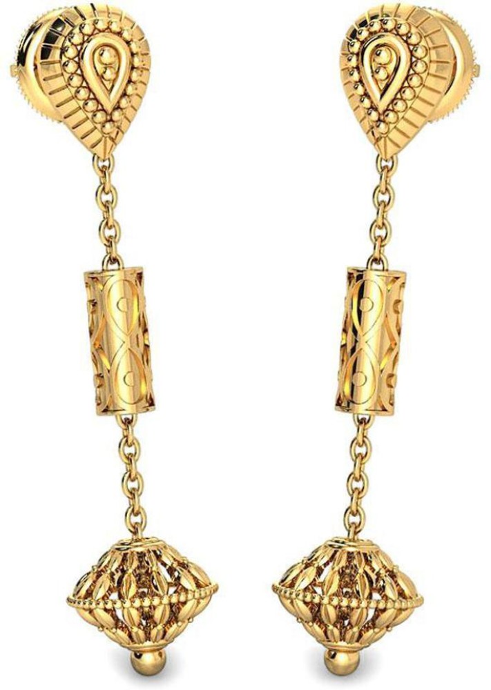Gold Earrings For Women  Latest Design Of Gold Earrings  Kalyan Jewellers