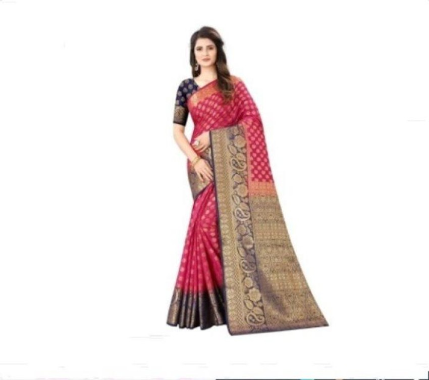 Buy Anand Sarees Floral Print Daily Wear Georgette Red Pink Black Yellow  Sarees Online  Best Price In India  Flipkartcom