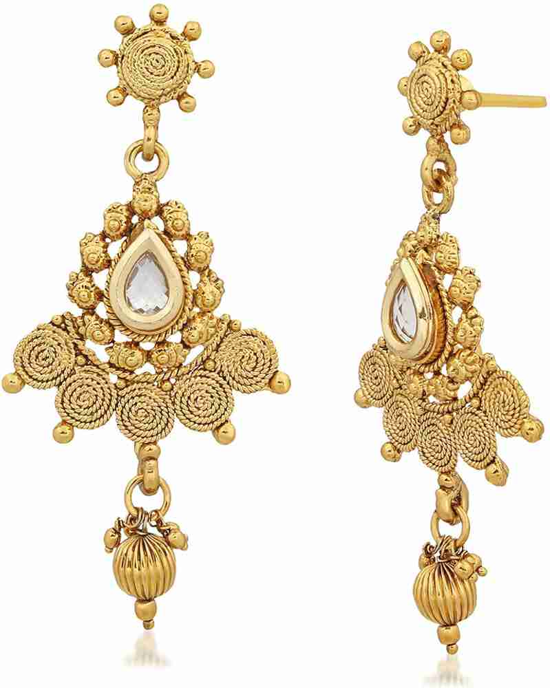 Reeva Fashion Jewellery Zinc Gold plated Gold Jewellery Set Price in India Buy Reeva Fashion Jewellery Zinc Gold plated Gold Jewellery Set Online at Best Prices in India Flipkart