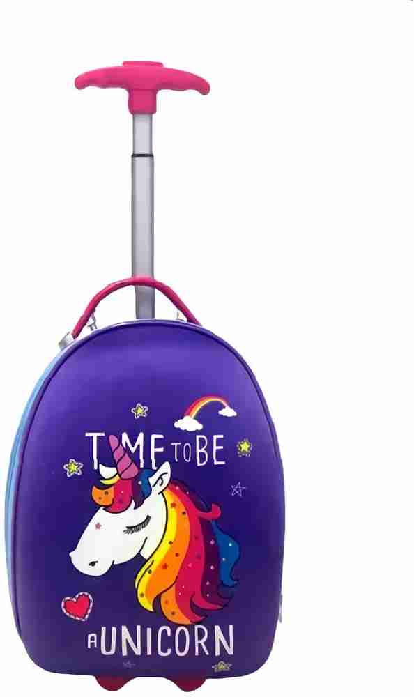 Xdenterprises Unicorn luggage trolley bags for kids Expandable