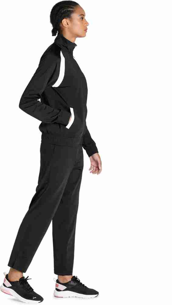 Buy Puma Women Balck Solid Classic Tricot Suit Tracksuit - Tracksuits for  Women 7143765