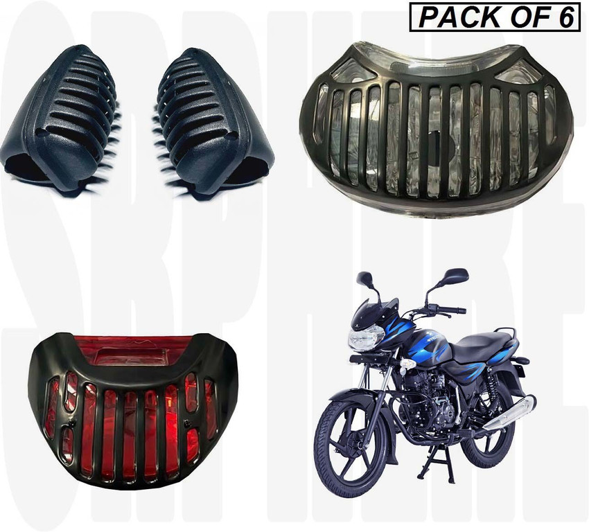 SRPHERE SR COMPLETE SET PLASTIC GRILLS FOR BAJAJ DISCOVER 125 PC 6 Bike Headlight Grill Price in India Buy SRPHERE SR COMPLETE SET PLASTIC GRILLS FOR BAJAJ DISCOVER 125 PC 6