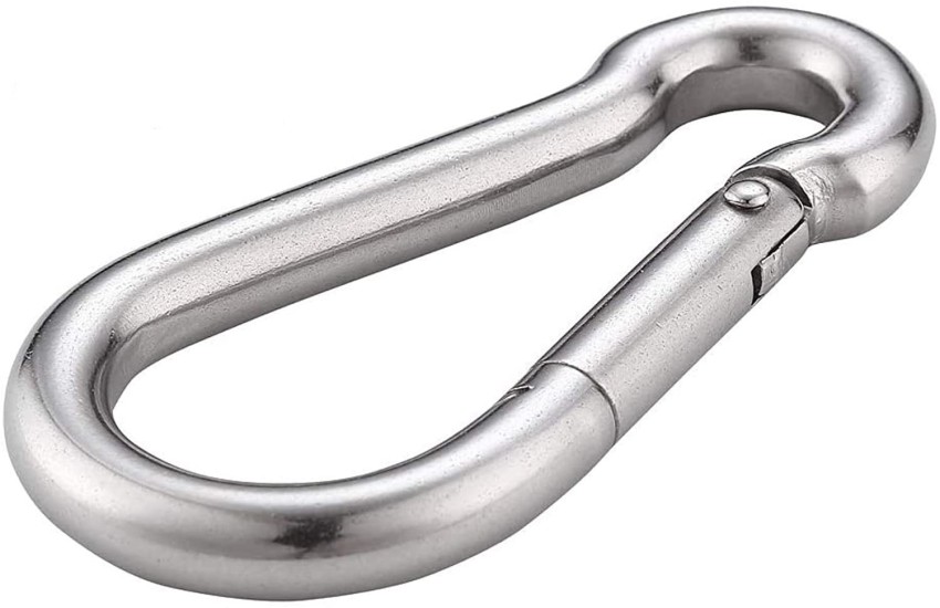 D K FITNESS ENTERPRISES Stainless Steel Spring Snap Hook Carabiner