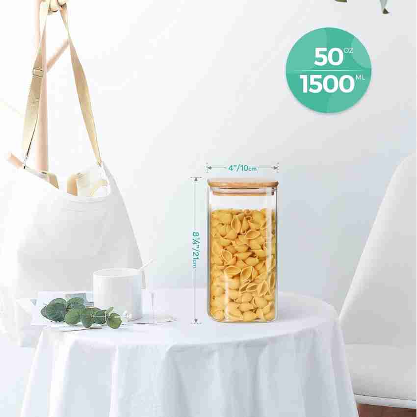 VLKMK Glass Grocery Container - 220 ml Price in India - Buy VLKMK