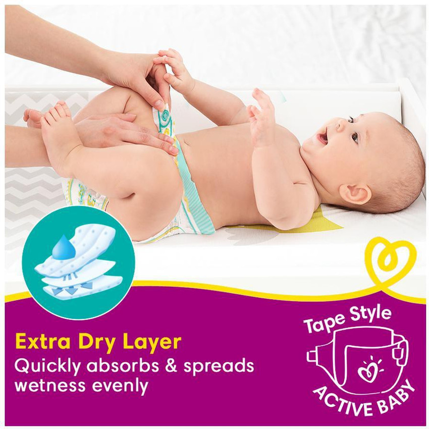 Pampers active baby diapers large cheap