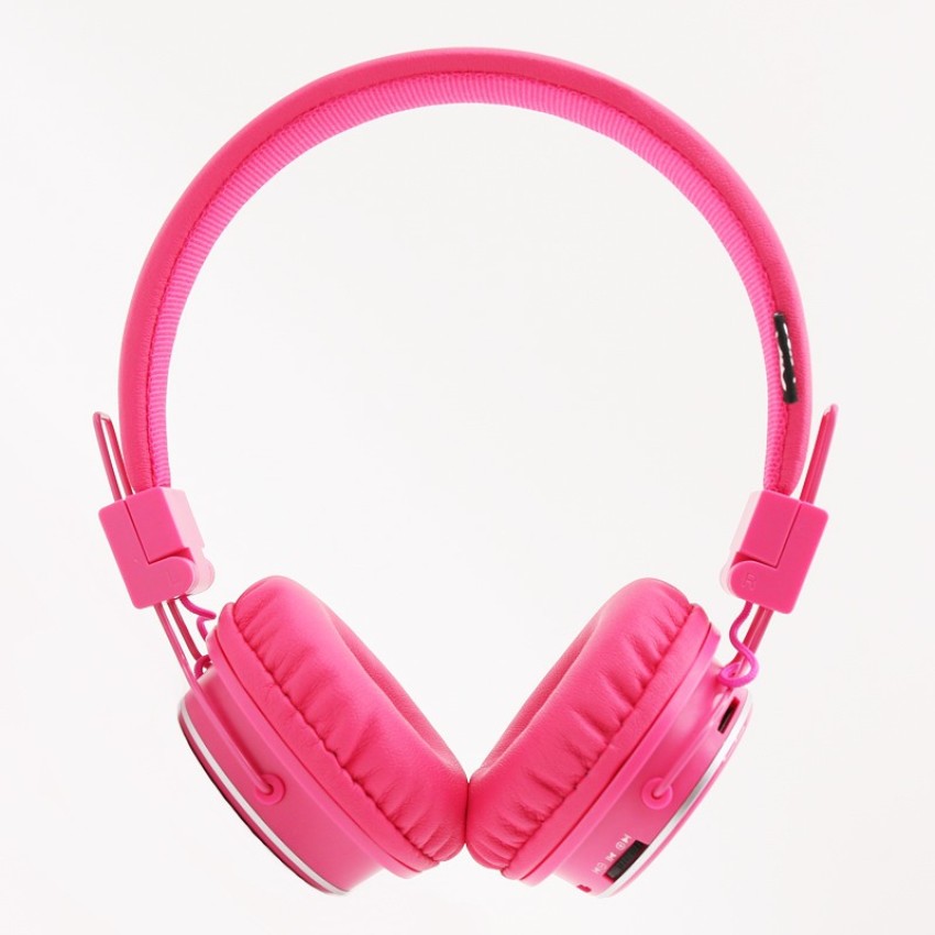 Pink headphones online bluetooth