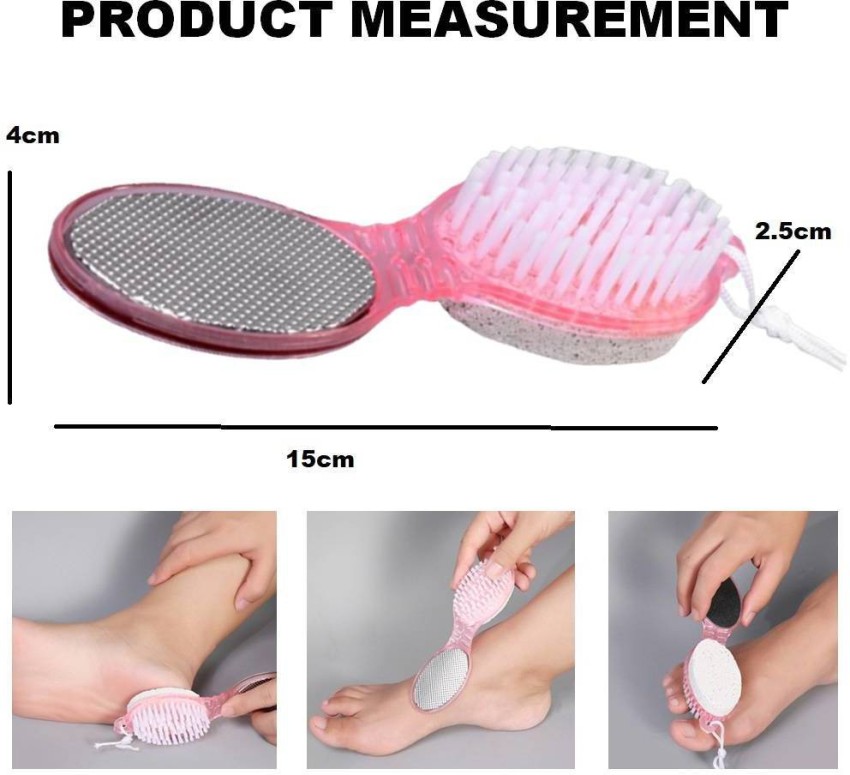 GUBB Multipurpose 4 in 1 Pedicure Exfoliator Tool with Foot