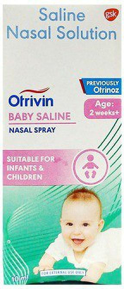 Otrivin BABY SALINE NASAL SPRAY 10ML PACK OF 3 Manual Nasal