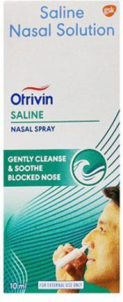 Otrivin SALINE ADULT NASAL SPRAY 10ML PACK OF 3 Manual Nasal