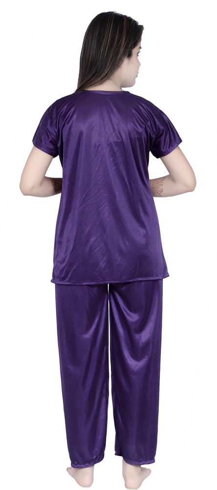 Ladies purple pyjamas hot sale