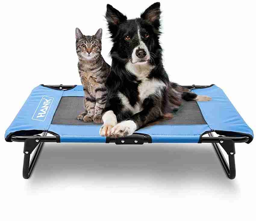 Folding elevated dog bed top