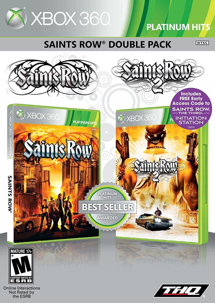 SAINTS ROW DOUBLE PACK XBOX 360 2010 Price in India Buy SAINTS