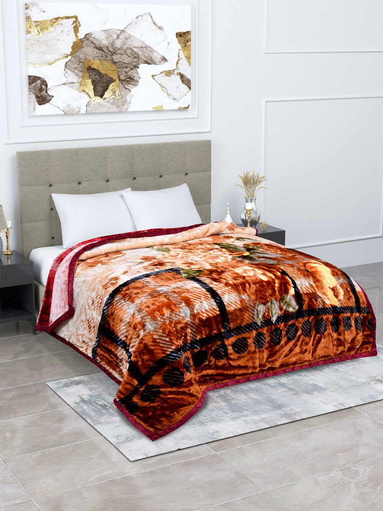 Bombay Dyeing Floral Double Mink Blanket for Heavy Winter Buy Bombay Dyeing Floral Double Mink Blanket for Heavy Winter Online at Best Price in India Flipkart