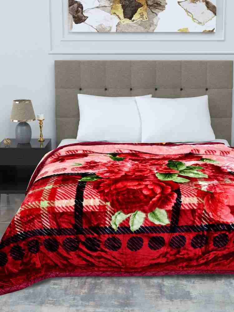 Bombay dyeing mink double blanket online