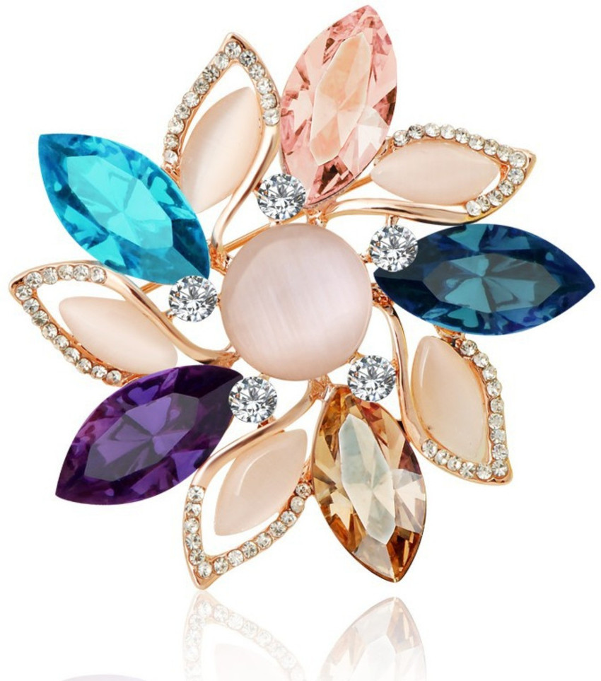 SYGA Brooch Pin Fashion Crystal Rhinestone Jewellery for Bridal