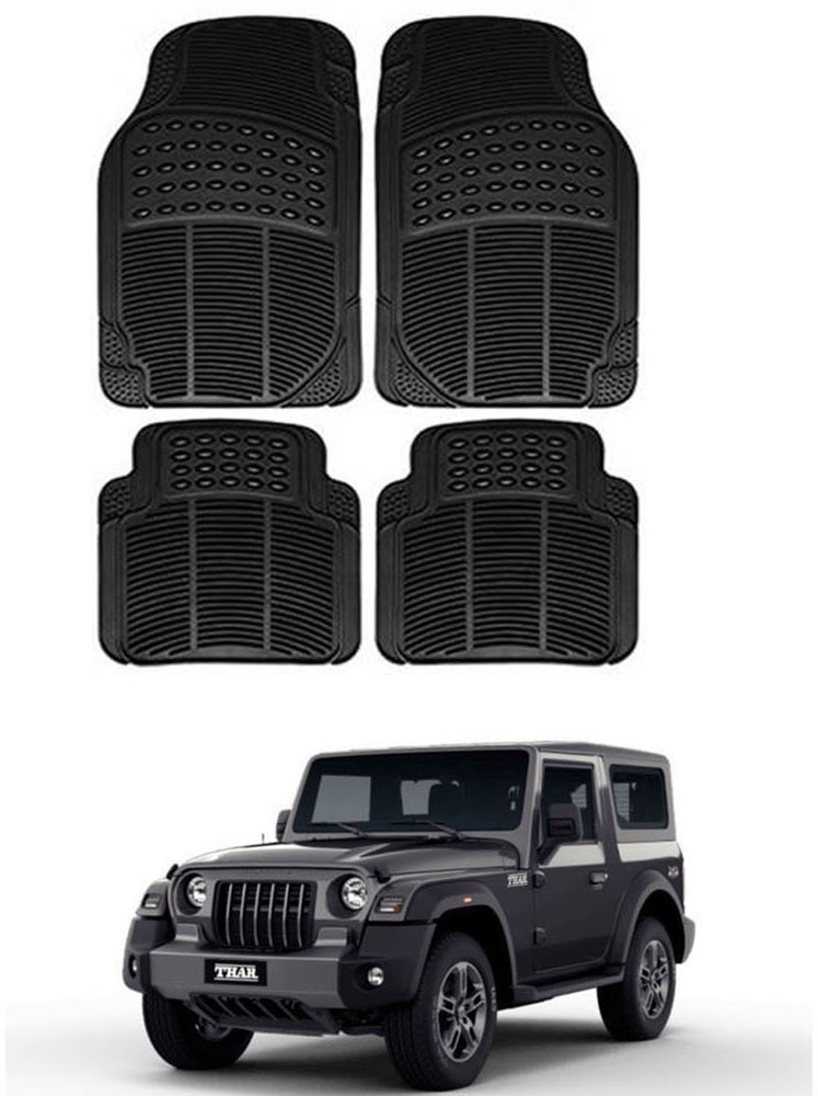 RONISH Rubber Standard Mat For Mahindra Thar Price in India Buy