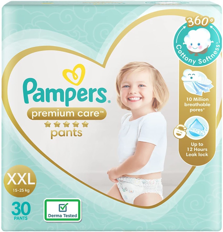 Pampers PREMIUM CARE BABY PANTS SIZE EXTRA LARGE XL 36 PCS PACK  XL   Buy 36 Pampers Pant Diapers for babies weighing  17 Kg  Flipkartcom
