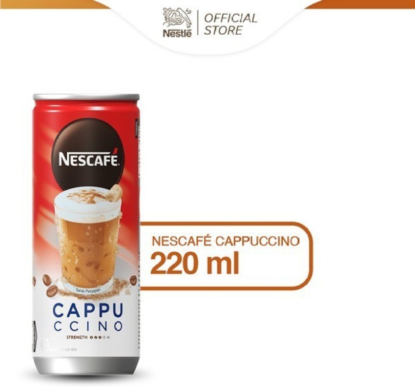 NESTLE NESCAFE Coffee Drink Cans Cappuccino Flavor Can 220ml Energy Drink  Price in India - Buy NESTLE NESCAFE Coffee Drink Cans Cappuccino Flavor Can  220ml Energy Drink online at