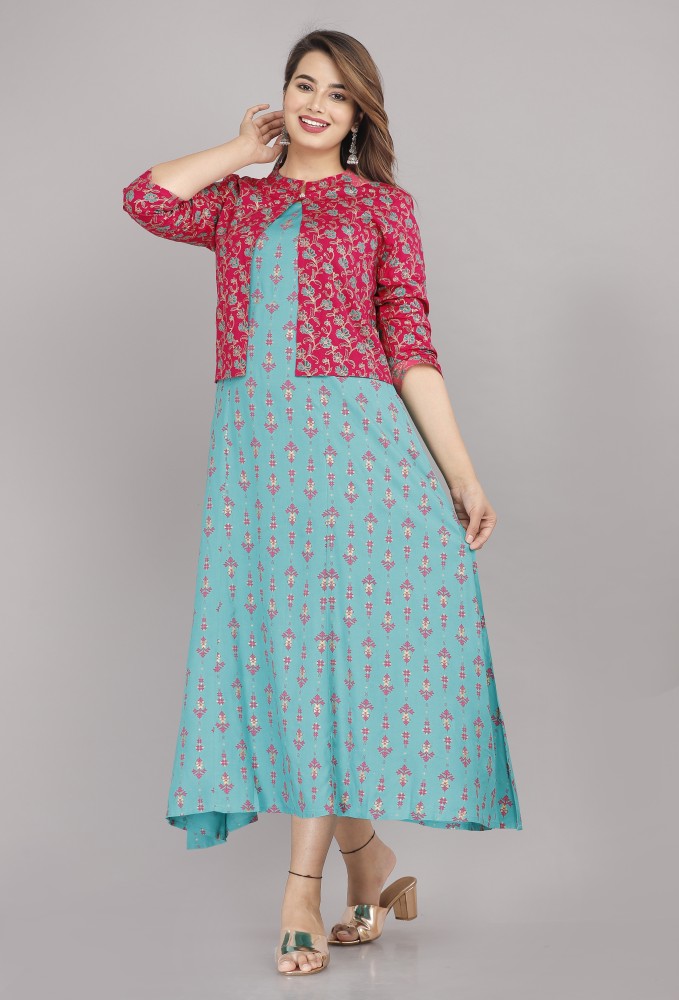 Jacket style kurti on sale flipkart