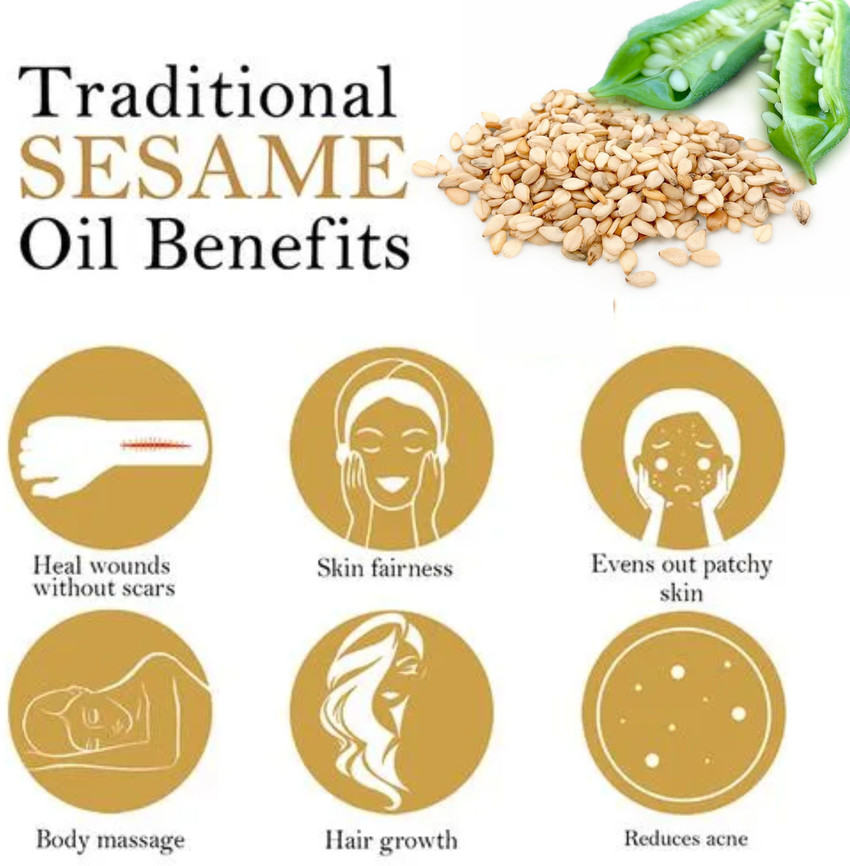 Sesame oil for face discount