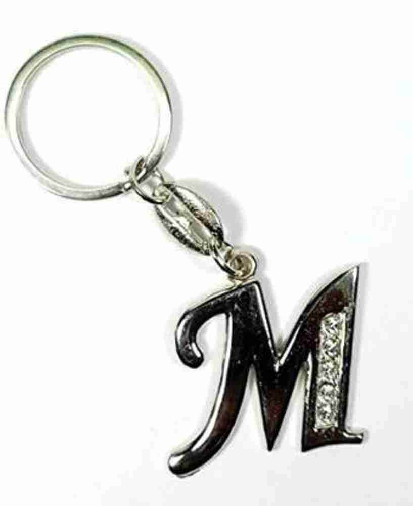 M shop letter keychain