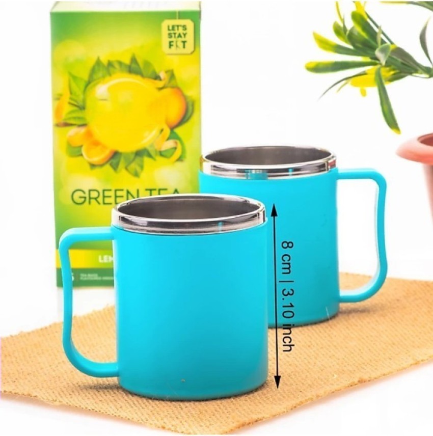 FLORA TEA Double Wall Cup 250ml (Pk of 2)