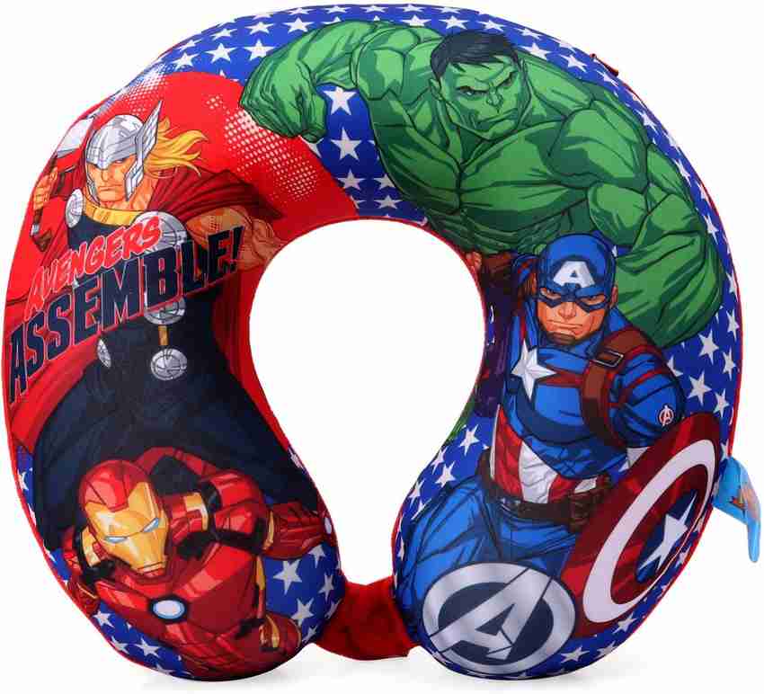 Ramson Avenger Print Ultrasoft Memory Foam Neck Pillow for Travelling Gift for Kids Neck Pillow Avengers Price in India Flipkart