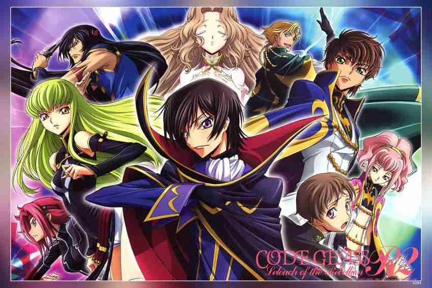 Code Geass Zero Lelouch Japanese Anime Series Poster – My Hot Posters