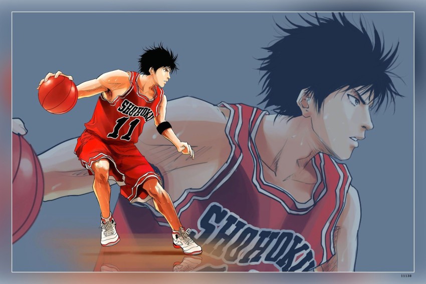 Amazon.com: CHDIY Slam Dunk Anime Poster Oil Painting Artwork Decorative  Painting Japanese Anime Fans' Gifts 20x30inch(50x75cm) Frame-Style : Hogar  y Cocina