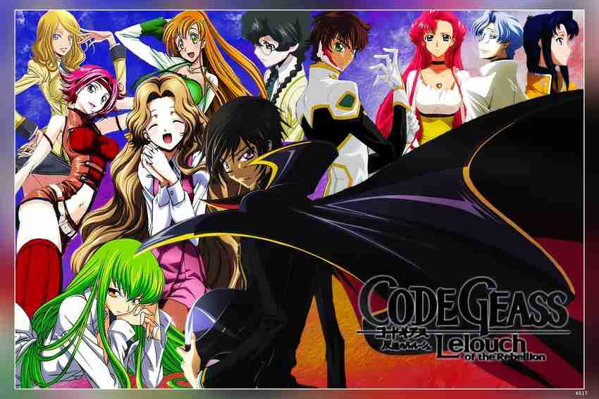 Lelouch Lamperouge Anime Code Geass Guy Matte Finish Poster Paper