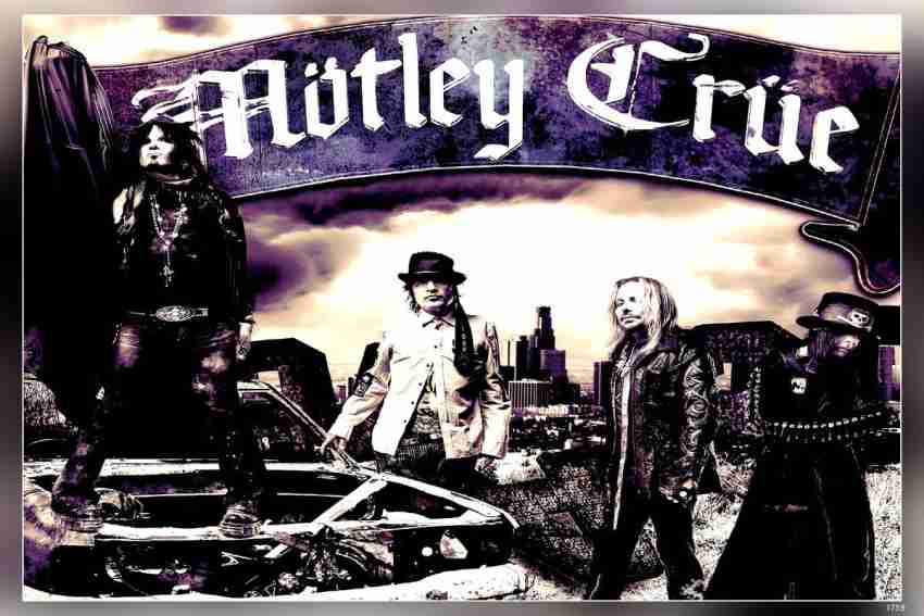 Motley Crue - Music Poster (Mötley Crüe - The Guys) (Size: 24 x 36)