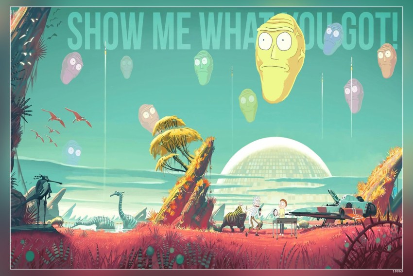 Rick Sanchez Morty Smith Desktop Wallpaper Hi