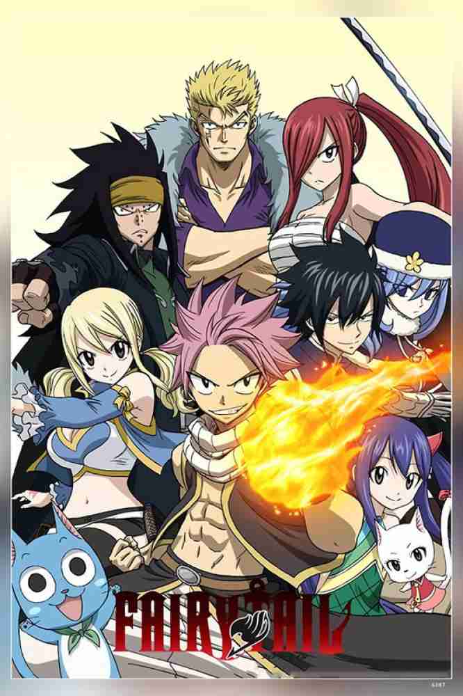 Fairy Tail poster: Group (24x36) Anime series