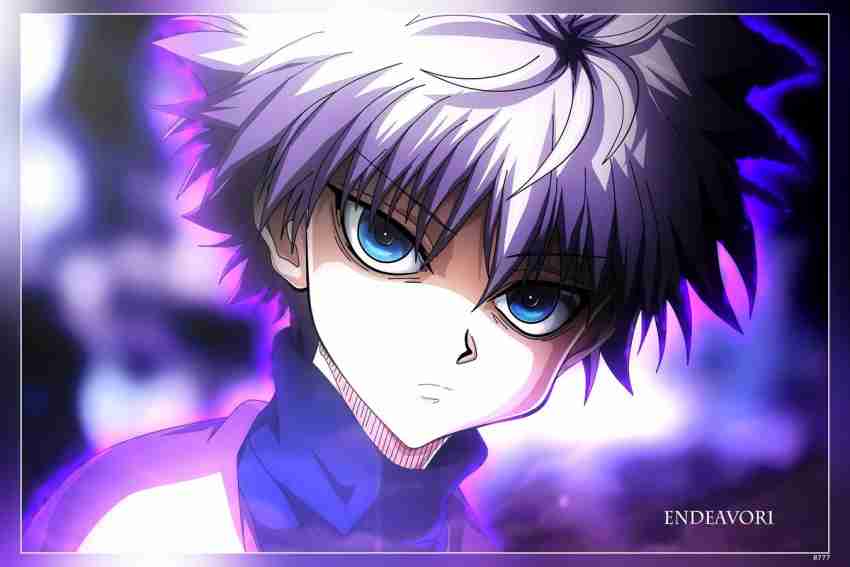 Killua Hunter X Hunter Anime poster, High Quality