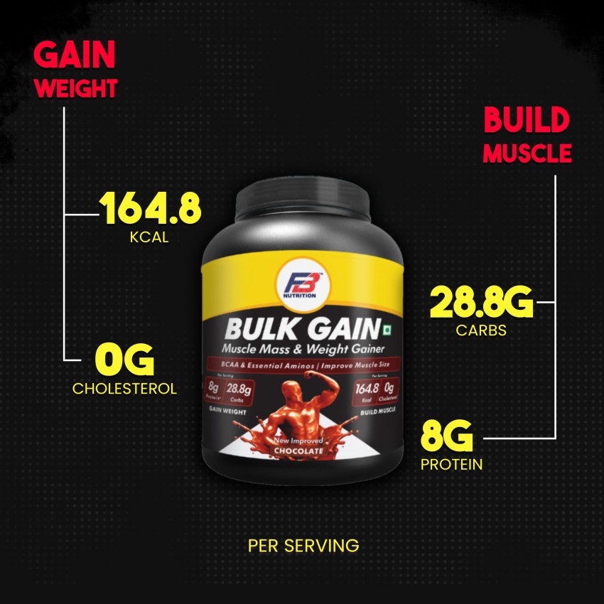 Monster Bulk Gainer (Banana, 3 KG) + Creatine Monohydrate (Unflavoured) +  Omega 3 Double Strength Fish