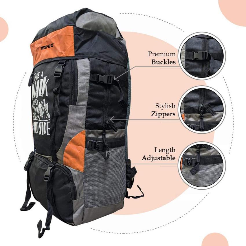 Bright Luggage 60L TRAVEL BACKPACK FOR OUTDOOR SPORT HIKING