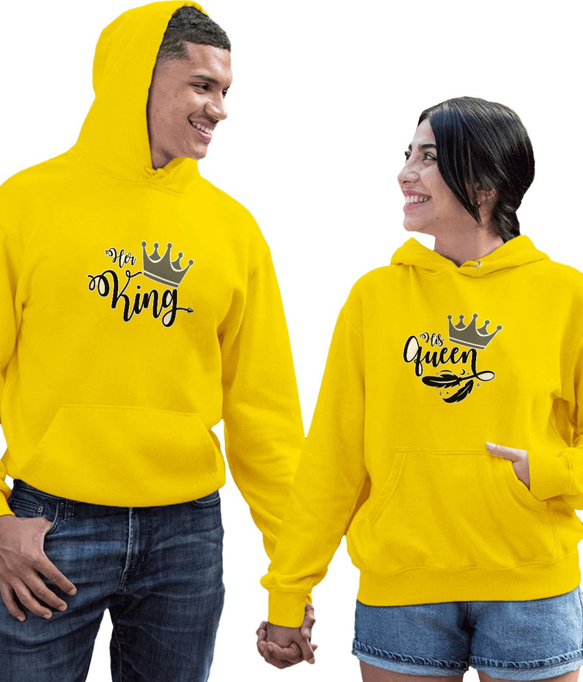 K LOUCHE Full Sleeve Printed Couple Sweatshirt Buy K LOUCHE Full