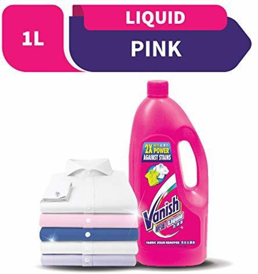 Vanish Fabric Stain Remover Colour Safe Liquid 1 L. Pack of 2 Stain Remover  Price in India - Buy Vanish Fabric Stain Remover Colour Safe Liquid 1 L.  Pack of 2 Stain