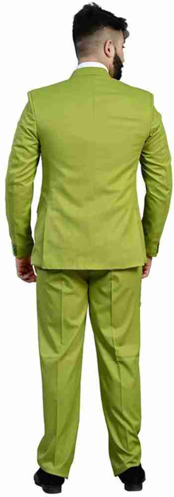 Parrot green coat pant cheap