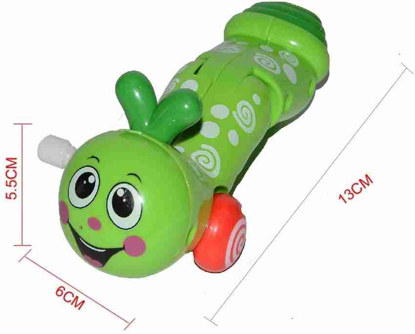QBIC Wind up Caterpillar Worm Toy Key Operated worm toy Wind