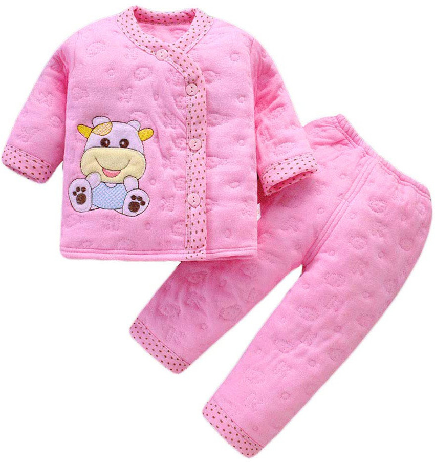 PIKIPOO New Born Baby Winter Clothes 2Pc Sets Cotton Baby Boys Girls Unisex 0 4 Months