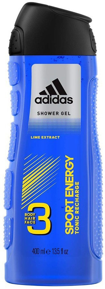 ADIDAS Care 3 in 1 Body Wash Sport Energy 16 Fluid Ounce Body Wash Face Wash and Shampoo in One with Lime Extract Buy ADIDAS Care 3 in 1 Body Wash Sport Energy 16 Fluid Ounce