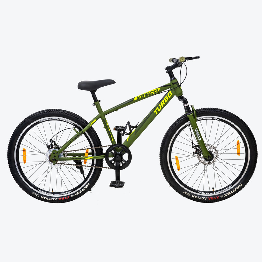 VESCO Turbo 26 Inch Mountain Bike 26 T Mountain Cycle Price in India Buy VESCO Turbo 26 Inch Mountain Bike 26 T Mountain Cycle online at Flipkart